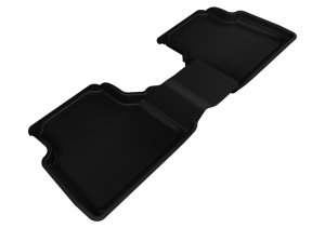 Volkswagen Tiguan Floor Mat - Rear - 3D MAXpider - Kagu - Black - `09-`19
